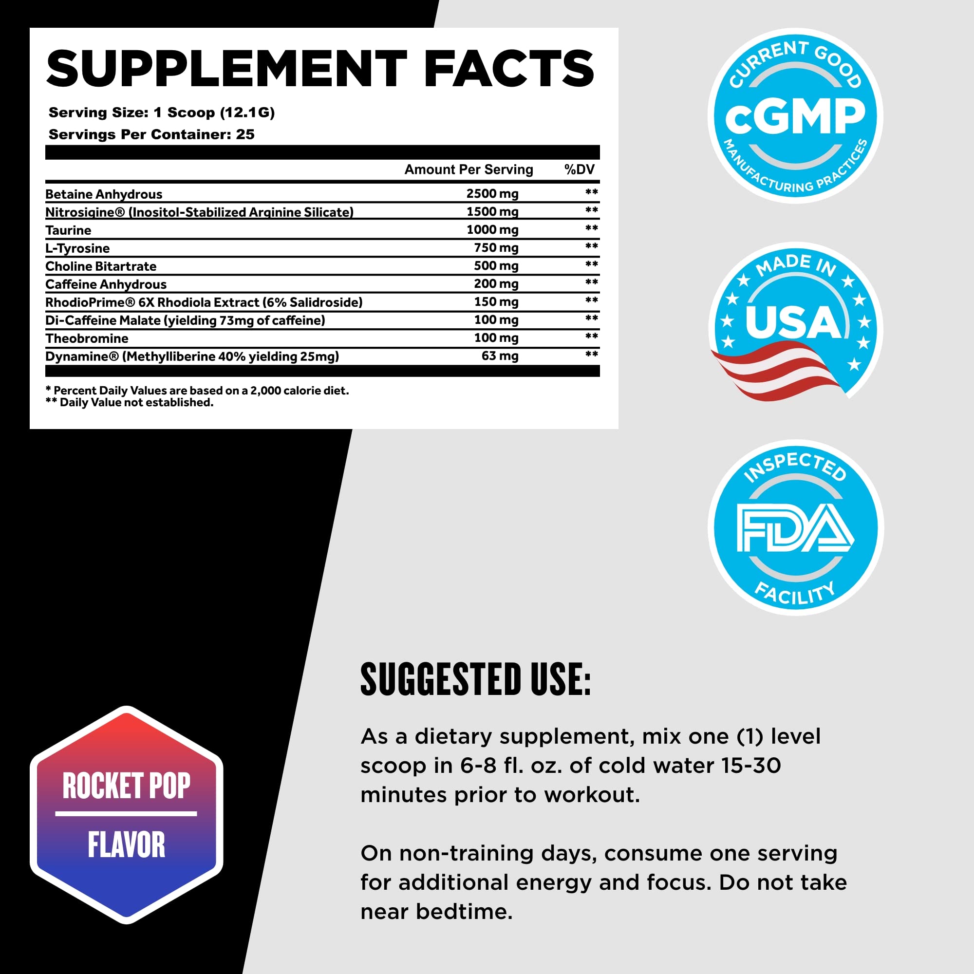 Beast Sports Nutrition Beast Mode X Rocket Pop Pre Workout