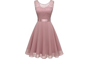 BeryLove Women Short Prom Dress Lace Wedding Guest Cocktail Party Bridesmaid Formal Dresses