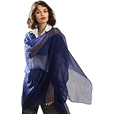 NUOHEMULE Luxury 100% Cashmere Shawl Wraps for Women, 91''x40'' Featherlight Pashmina Scarf, Travel Wrap for All Seasons