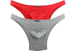 iKingsky Men's Cheeky Underwear Mens Bikini Panties Sexy Branzilian Back Briefs
