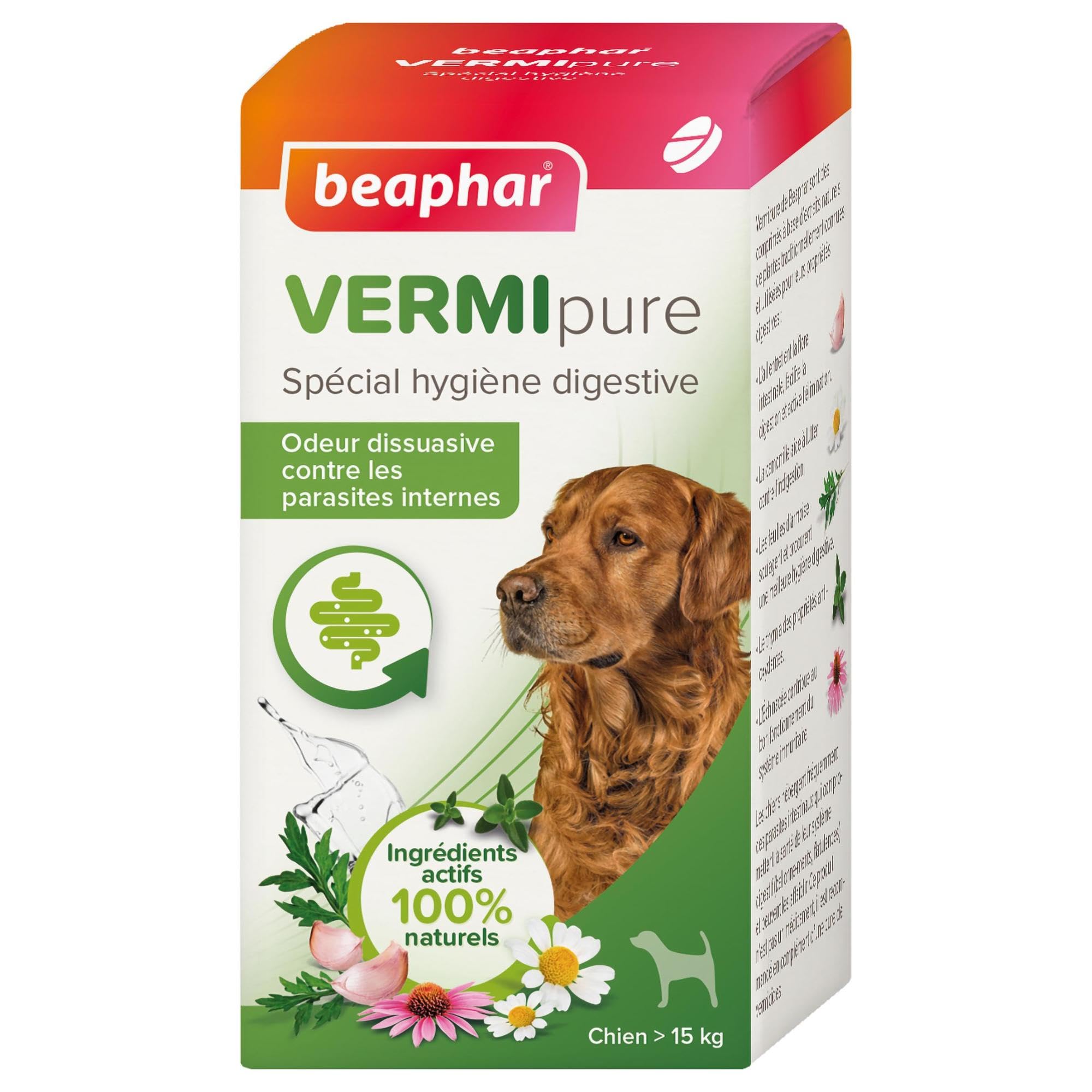 Beaphar Worming Tablets Natural Big Dog +15 Kg