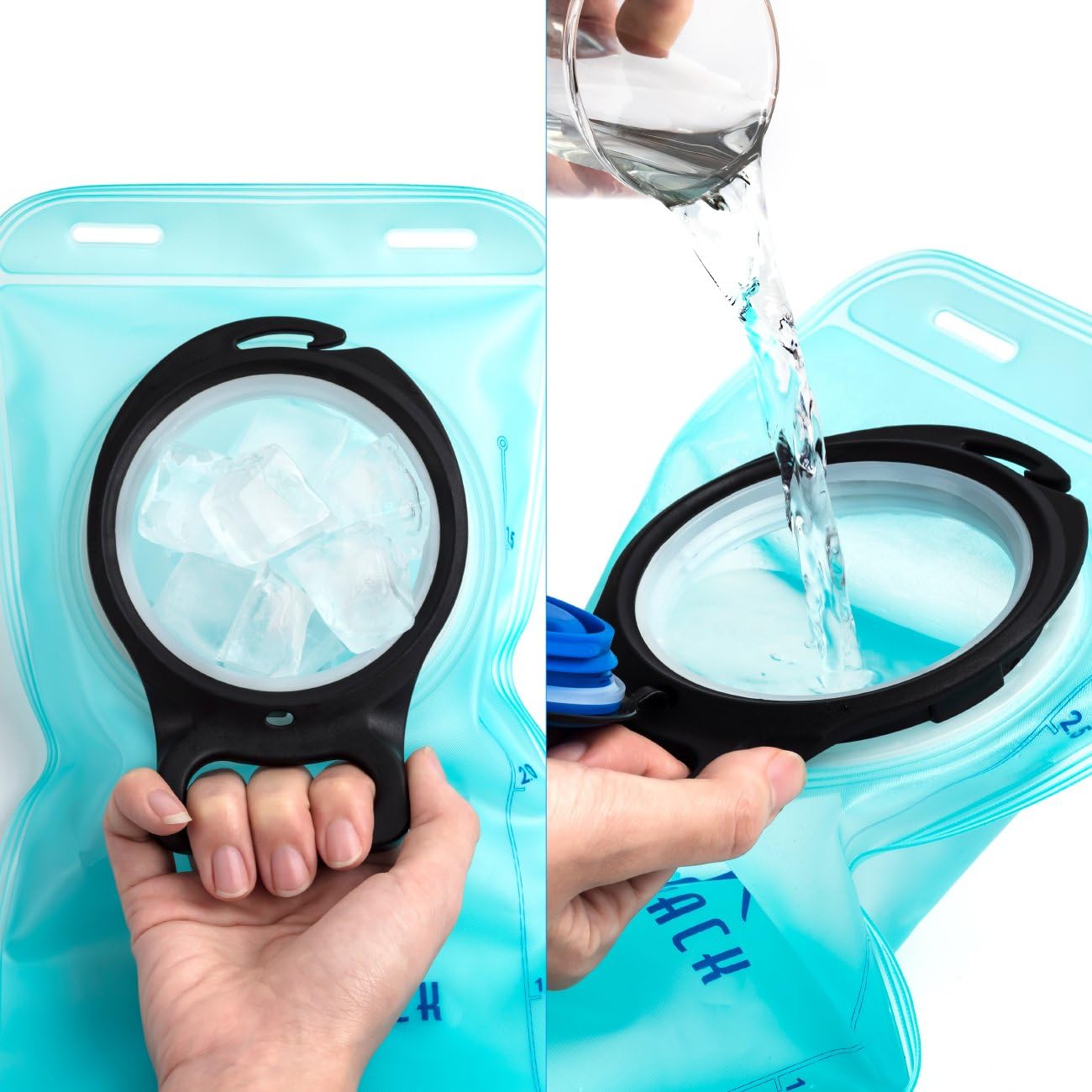RUPUMPACK Water Bladder Hydration Bladder 2 Liter 70oz - Leakproof Tasteless BPA Free Water Reservoirs Replacement, Fit for Camping Hiking Climbing Running Biking Outdoor Backpack : Sports & Outdoors