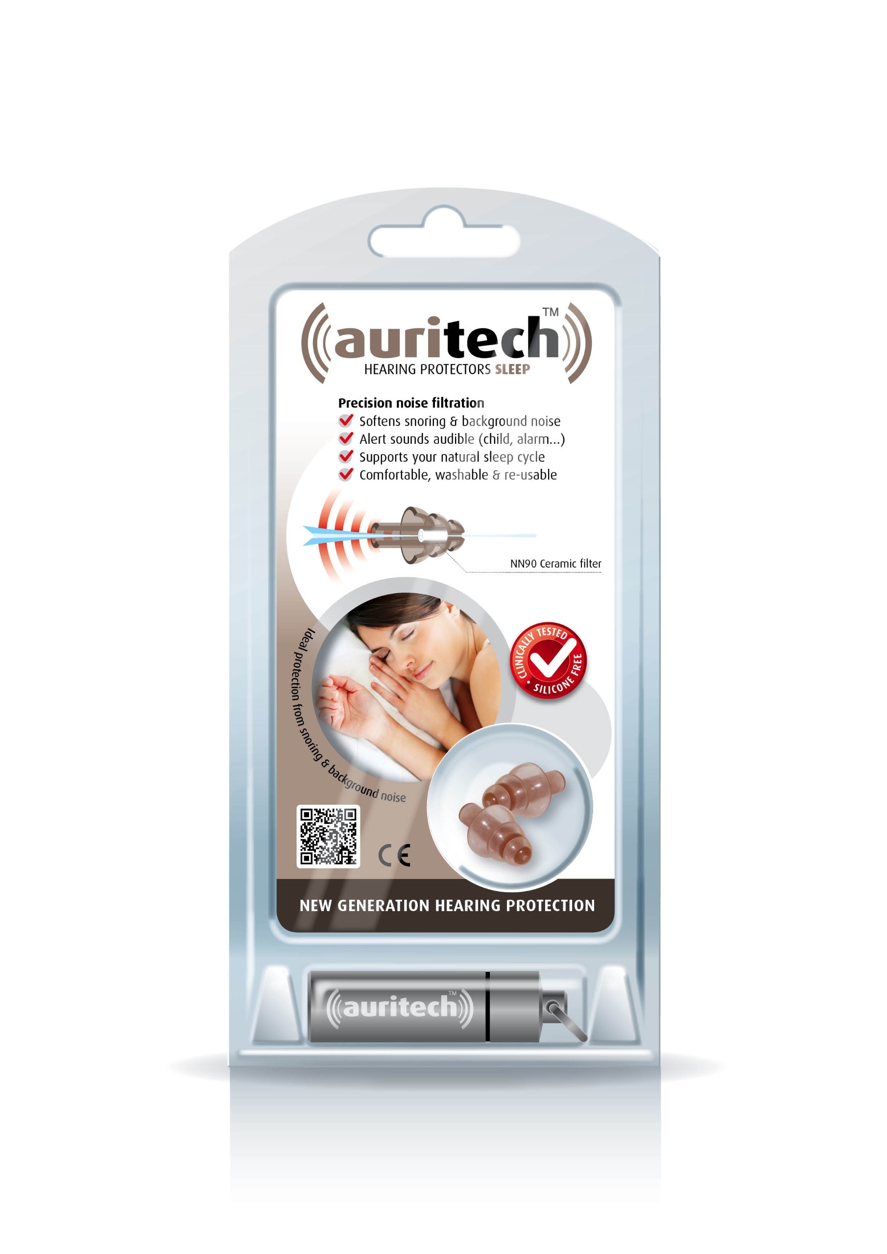 AURITECH "Sleep" - Intelligent Hearing Protection for Better Sleep