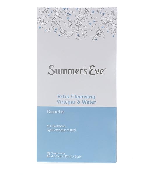 SUMMER’S EVE EXTRA CLEANSING VINEGAR & WATER DOUCHE 2 EACH