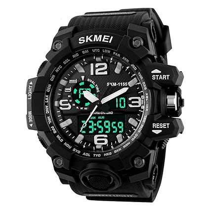 Gosasa Big Dial Digital Watch S SHOCK Men Military Army Watch Water Resistant LED Sports Watches