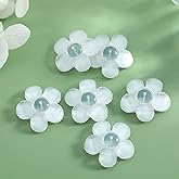 Colorful Ear Lobe Support Backstoppers, Prevents Stretching and Tearing Hypoallergenic Earring Backs for Droopy Ears, Comfort Patches for All Earring (Shining White)