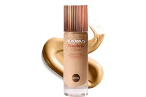 MCoBeauty - Flawless Glow Luminous Skin Filter - 4 Medium Shade - 4-in-1 Multi-Use Formula that Contains Squalane - Includes Doe Foot Applicator - Liquid Illuminator