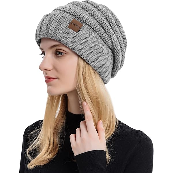 PAGE ONE Womens Winter Beanie Warm Cable Knit Hat Style 