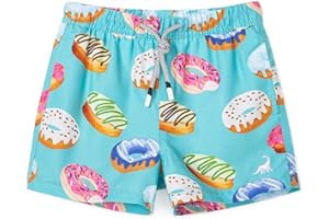 SURF CUZ Boys Swim Trunks Toddler Swim Shorts UPF 50+ Bathing Suit for Boy Swimsuit Quick Dry Mesh Beach Boardshorts Swimwear