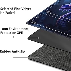 JVGFYNKL for TCG Playmat, Playmat with Zones, 24x14