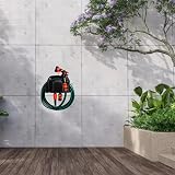 Plastific Wall Mounted Hose Holder 16.5 x 25.5 x 15.5 cm Black ABS Plastic view 5