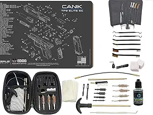 EDOG Patriotic Georgia State Flag PPistol Cleaning Mat & Range Warrior Handgun Cleaning Kit & E.D.O.G. Tac Pak Cleaning Essentials