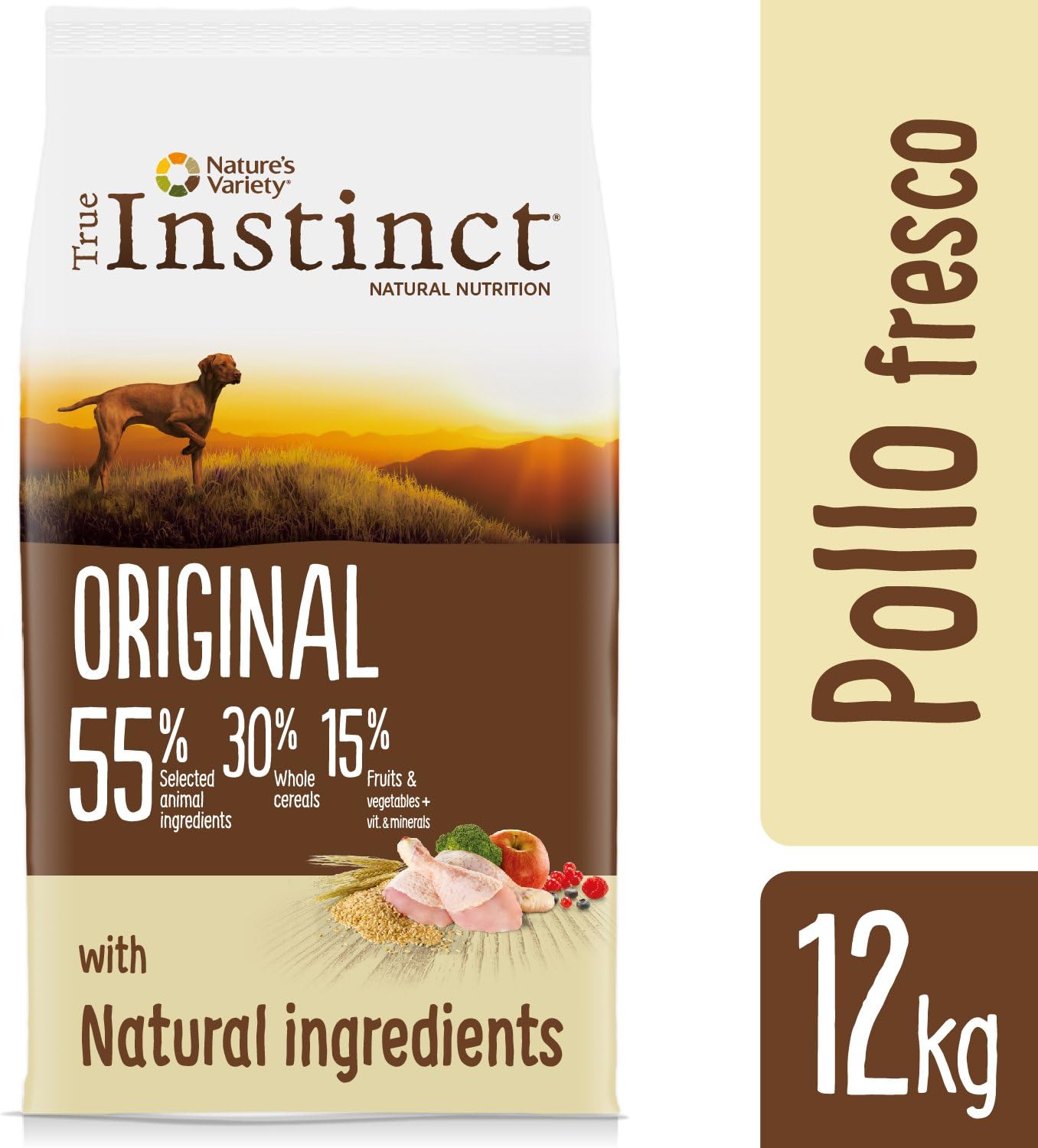 True Instinct Original Dog Food, chicken, 12 kg (Pack of 1) - Image 3