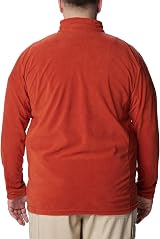 Columbia Klamath Range II Half Zip Warp Red 1X Big view 2