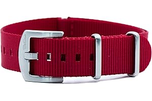 BluShark Original Premium Nylon Watch Strap - Stainless Steel Buckle with Multiple Sizes & Premium Styles, Replacement Watch Straps for Men & Women, Ballistic Military Waterproof