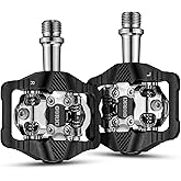 Corki Cycles MTB SPD Clipless Pedals Bike Dual Sided Pedals Compatible with Shimano SPD Cleats