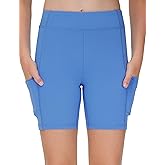THE GYM PEOPLE Girls Volleyball Shorts Kids High Waist Dance Workout Gymnastics Biker Athletic Shorts with Pocket