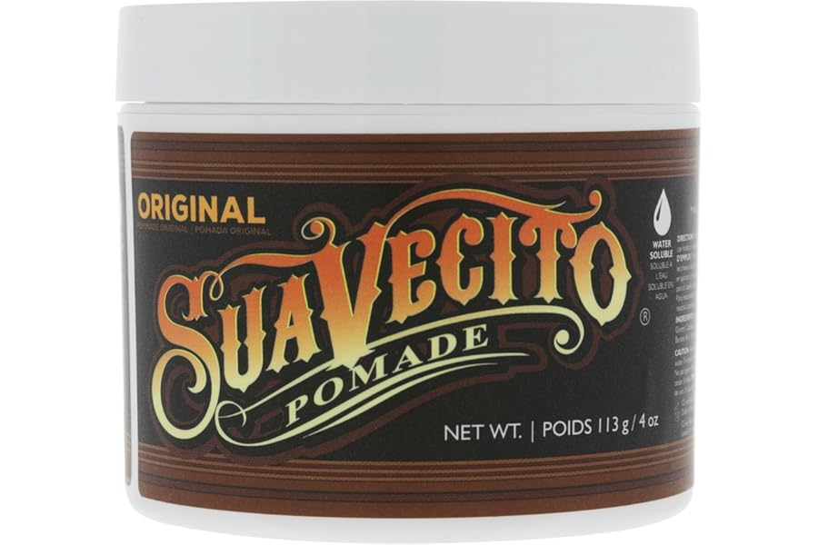 Suavecito Pomade For Men – Medium Hold Shine Water Based oz Pack Wax Like Flake All Day Hair Free Gel Hairstyles Easy To Wash Out