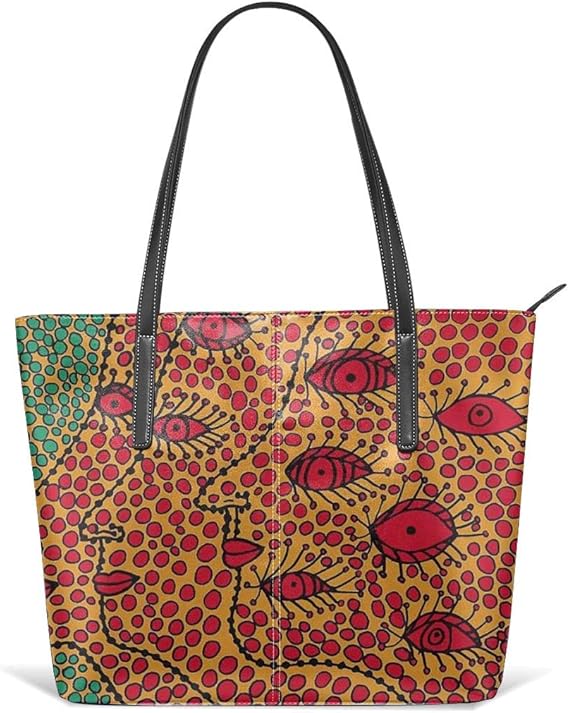 Amazon Co Jp Zetena ハンドバッグ トートバッグ 草間彌生 レディース通勤 バッグpuレザー 軽量 ビジネス 手提げバッ人気 バッグ 旅行 出張 通勤 大容量 服 ファッション小物