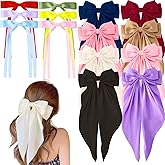 14 Pcs Hair Bows for Women, Bow Hair Clips with Long Tail, Coquette Bows Hair Ribbons, Big Hair Bow Cute Hair Accessories(Girly)