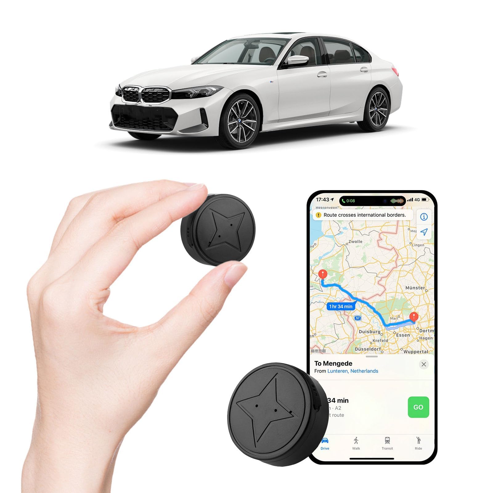 Mini GPS Tracker for Vehicles - Car GPS Tracker Portable Real Time ...