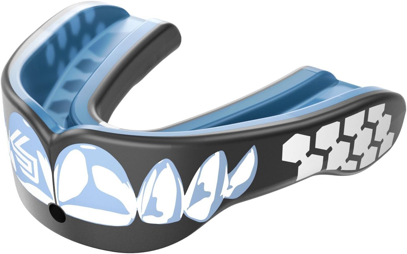  Shock Doctor Gel Max Power Mouth Guard Sports, 1 Sports Mouthguard for Football, Lacrosse