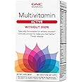 GNC Women's Multivitamin Active Without Iron |Supports an Active Lifestyle | 30+ Nutrient Formula | Promotes Bone & Joint Health, Helps Energy Production | 180 Caplets