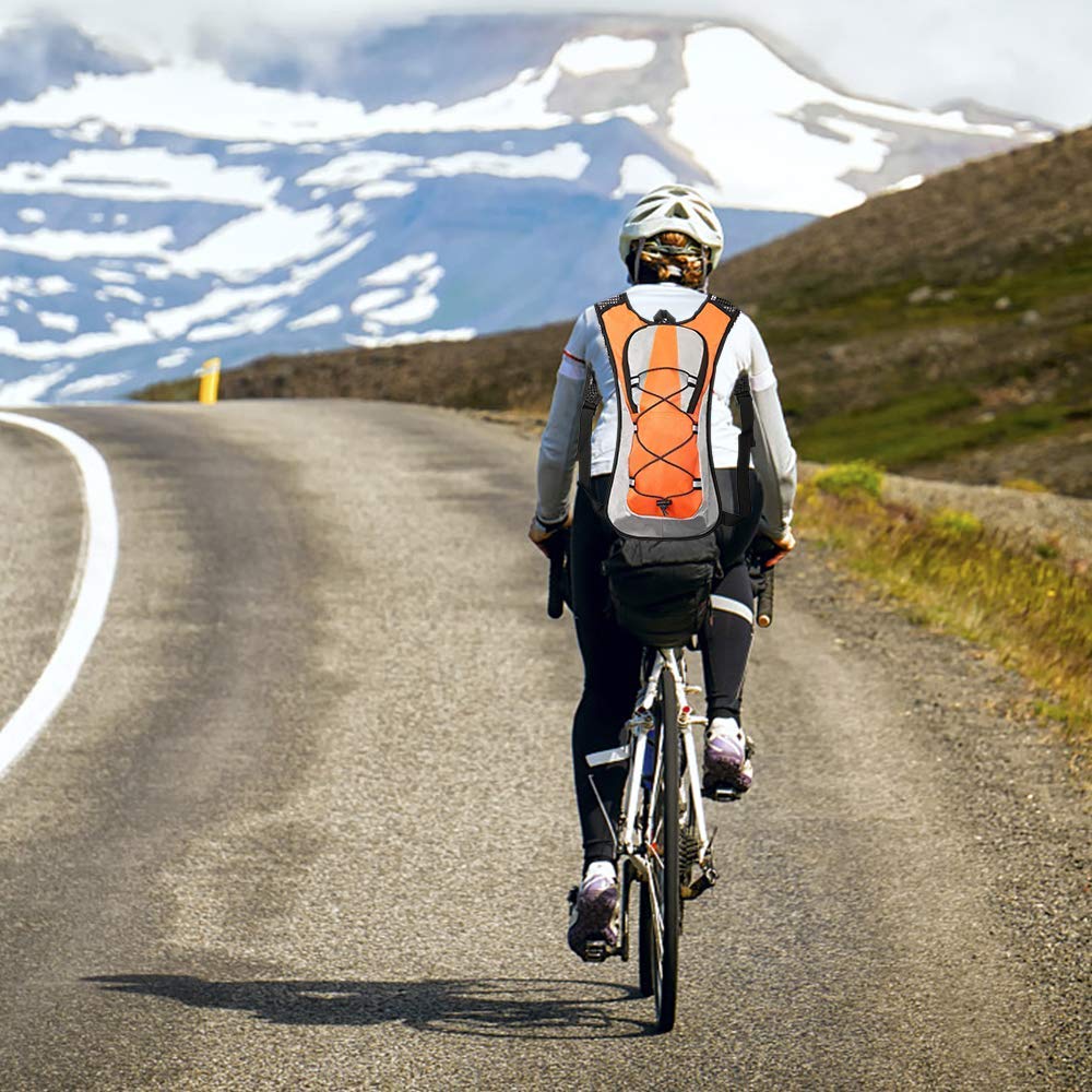 iOutdoor Products Zaini per Ciclismo Zaini Sportivi 5L Zaino della Spalla Resistente all\'Acqua Traspirante Ultraleggero Alpinismo Viaggi