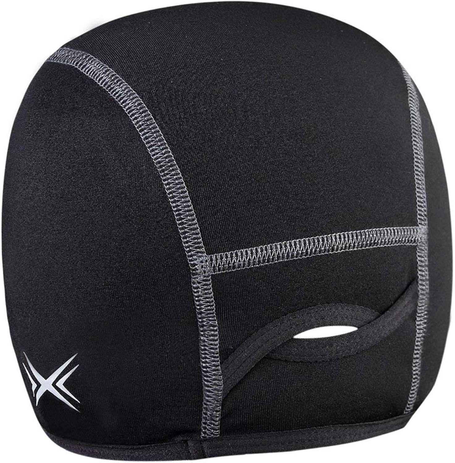 BALEAF Tough Headwear Helmet Liner Skull Cap Beanie with Ear Cover Thermal Under Helmet Cycling Running Football Winter Sports Black : Clothing