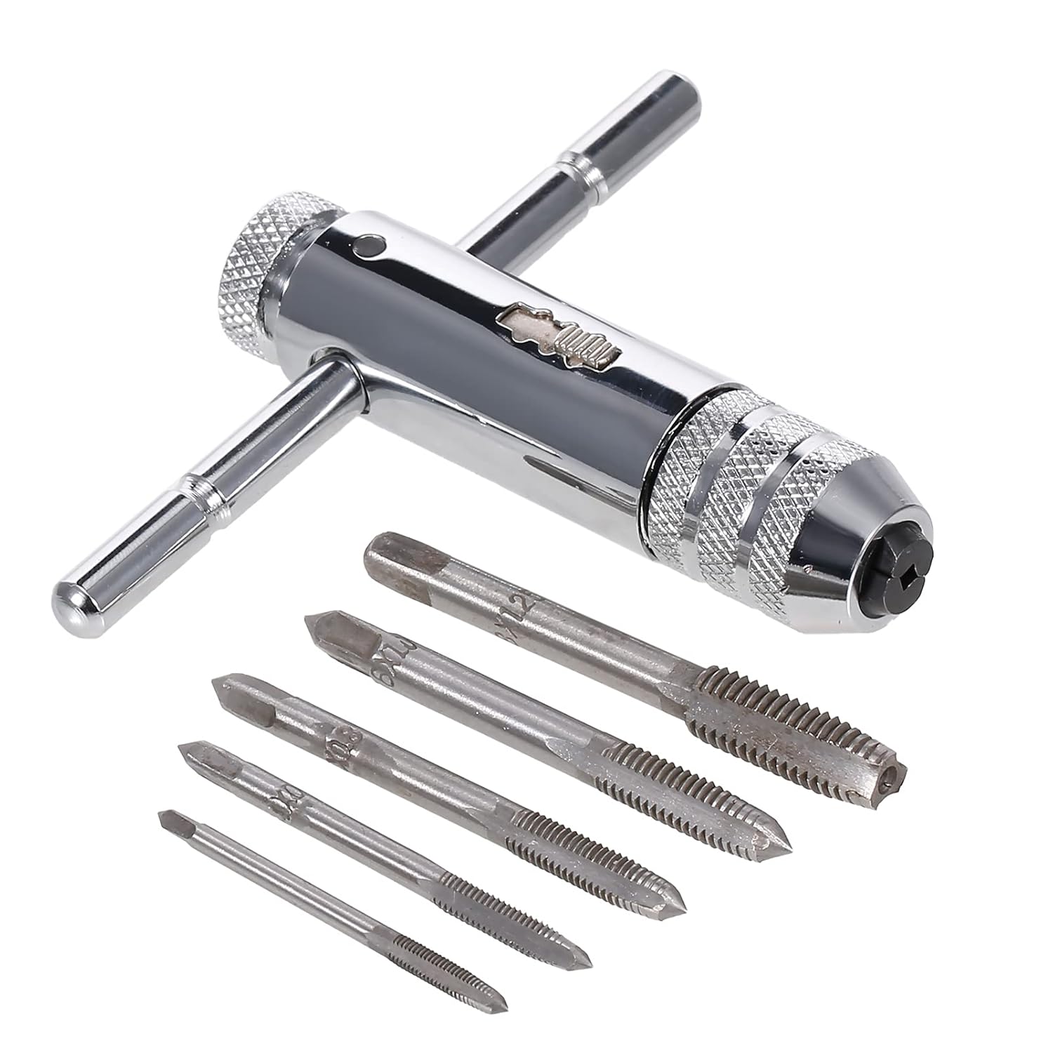 Adjustable THandle Ratcheting Tap Wrench Thread Tap Handle Kit with