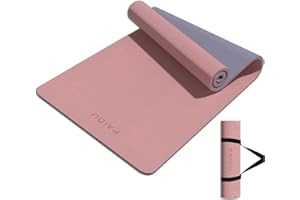 PAIDU Yoga Mat 8mm Super Thick TPE Fitness Mat | SGS Certified | Non-Slip, Odorless & Tear-Resistant | Unisex with Strap | for Yoga, Pilates, Meditation & Home Workouts