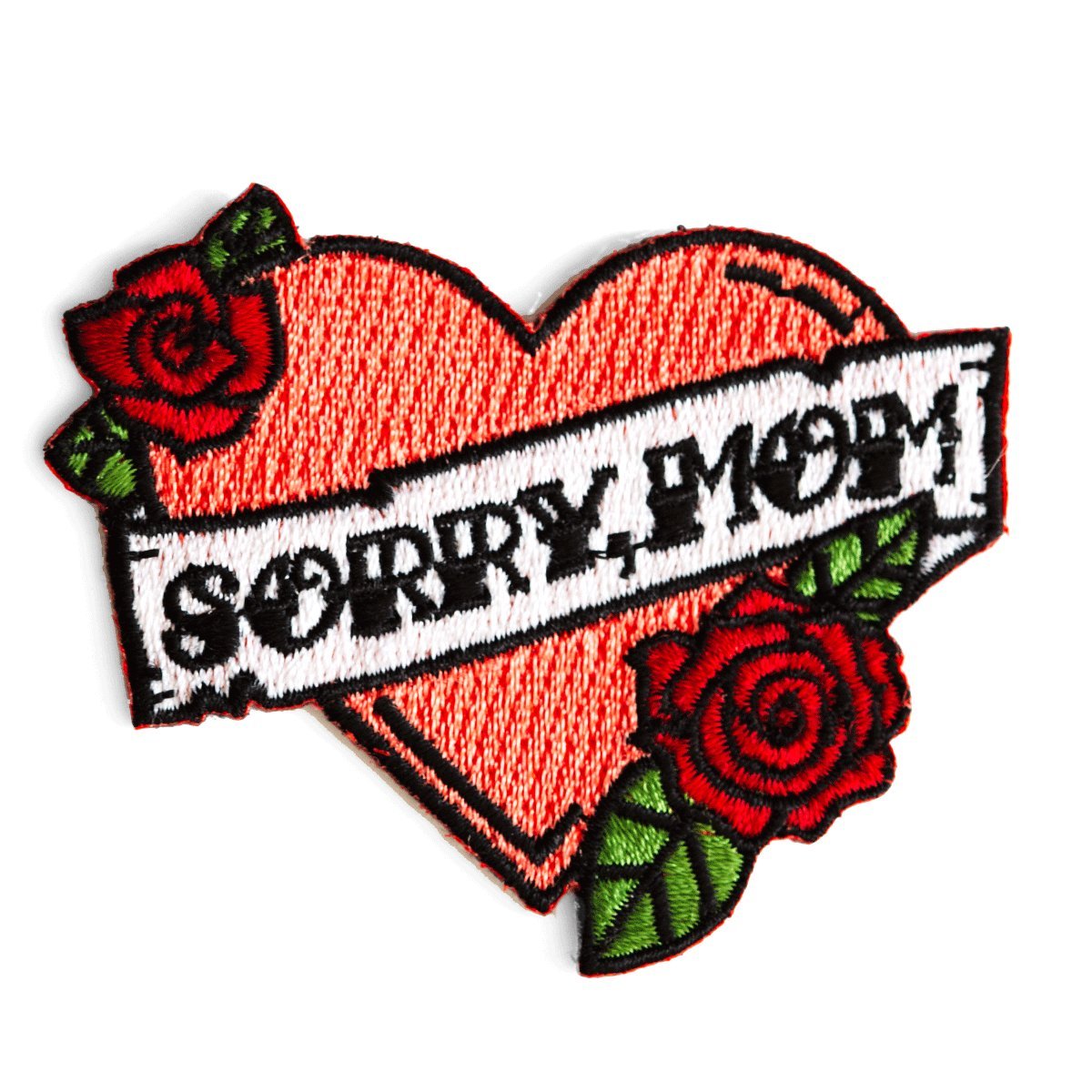 These Are Things Sorry Mom Embroidered Iron On or Sew On Patch
