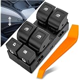 Nilight Driver Power Window Switch for 2015-2022 Chevrolet/GMC | 2015 2016 2017 2018 2019 2020 2021 2022 Chevrolet Colorado /GMC CANYON 14-19 GMC Sierra /Silverado 22821792 23129539 23427098