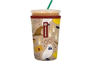 Sok It Java Sok Iced Coffee & Cold Soda Insulated Neoprene Cup Sleeve (Horcrux, Medium: 22-28oz)