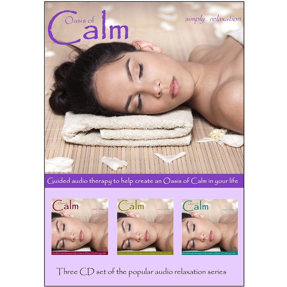 Relaxation CD - Oasis of Calm - Triple CD Set. To help you get to sleep, for Relaxation, Meditation, Sound Therapy, Deep Sleep, Stress Relief, Anxiety and Spa Sessions.