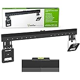 Ultra Slim Micro Gap Wall Mount for 43-100 inch TVs, Vesa 200x200-800x600, 165 lbs, Only.37 Profile, Kickstand, Magnetic Contacts, Tools & Bubble Level (2024 Model)