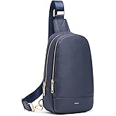 Kattee Sling Bag for Women Crossbody, Soft Leather Fanny Packs for Women, Small Crossbody Chest Bag with RFID Blocking