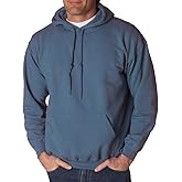 Gildan Men's Heavy Blend Drawcord Hooded Sweatshirt, Safety Pink