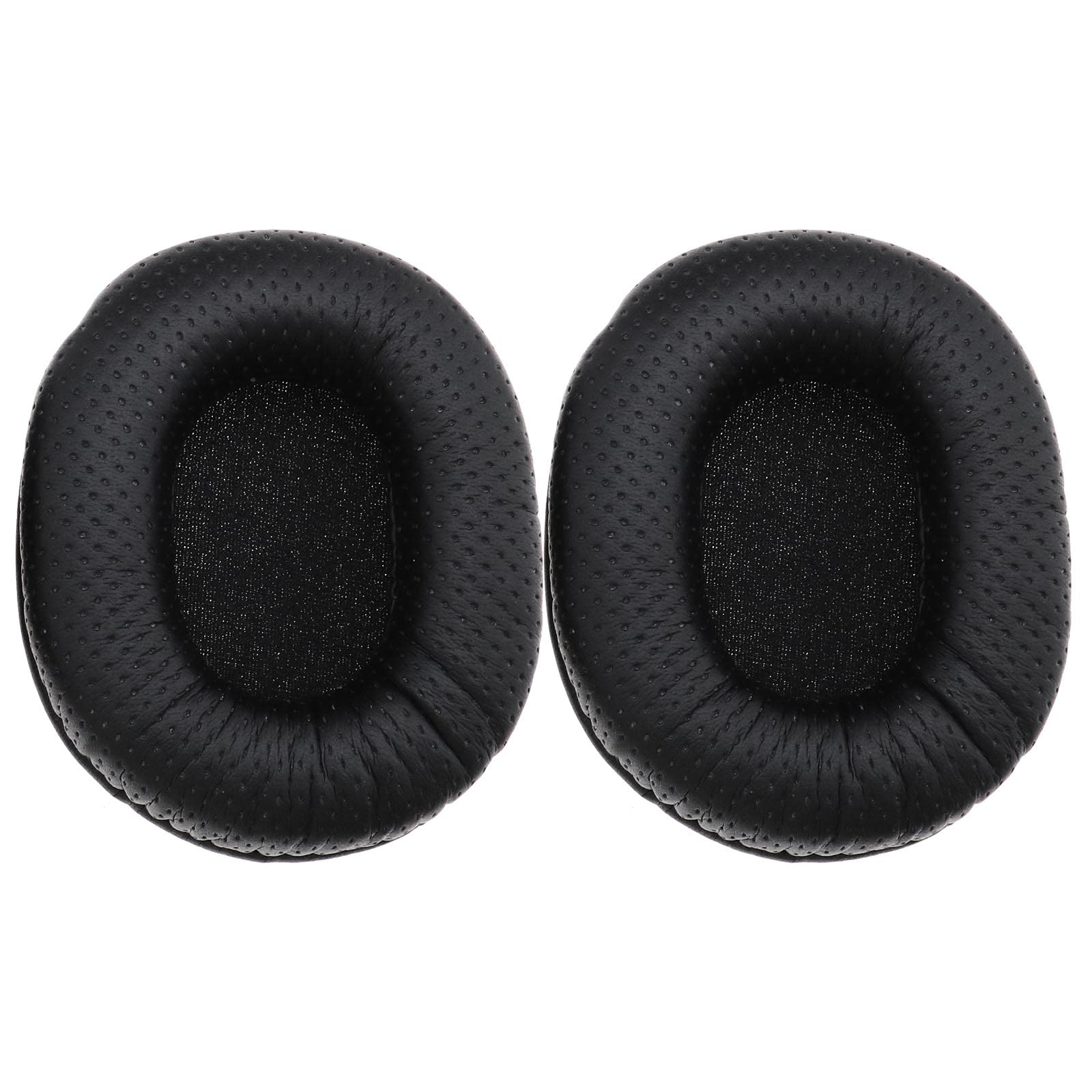 eMagTech 1 Pair Ear Pads Replacement Compatible with Sony MDR 7506 MDR V6 MDR CD900ST Headphone Leather Foam Ear Cushion Earphone Pads Headphone Accessories Black