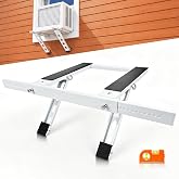 RGJ Window AC Bracket No Drill Air Conditioner Support, 5-Step Installation | Heavy Duty Thick steel, Adjustable 23"-39" AC Holder for Window, Window AC Mount for Single Hung Windows, Holds 220lbs