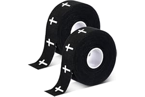 Halloscume 2 Rolls Hockey Tapes Baseball Christian Faith Cross Baseball Grip Bat Tape 15 Yard Lacrosse Softball Bats Sticks Wraps for Soccer Sports Athletic Gift Ice Skate Supplies