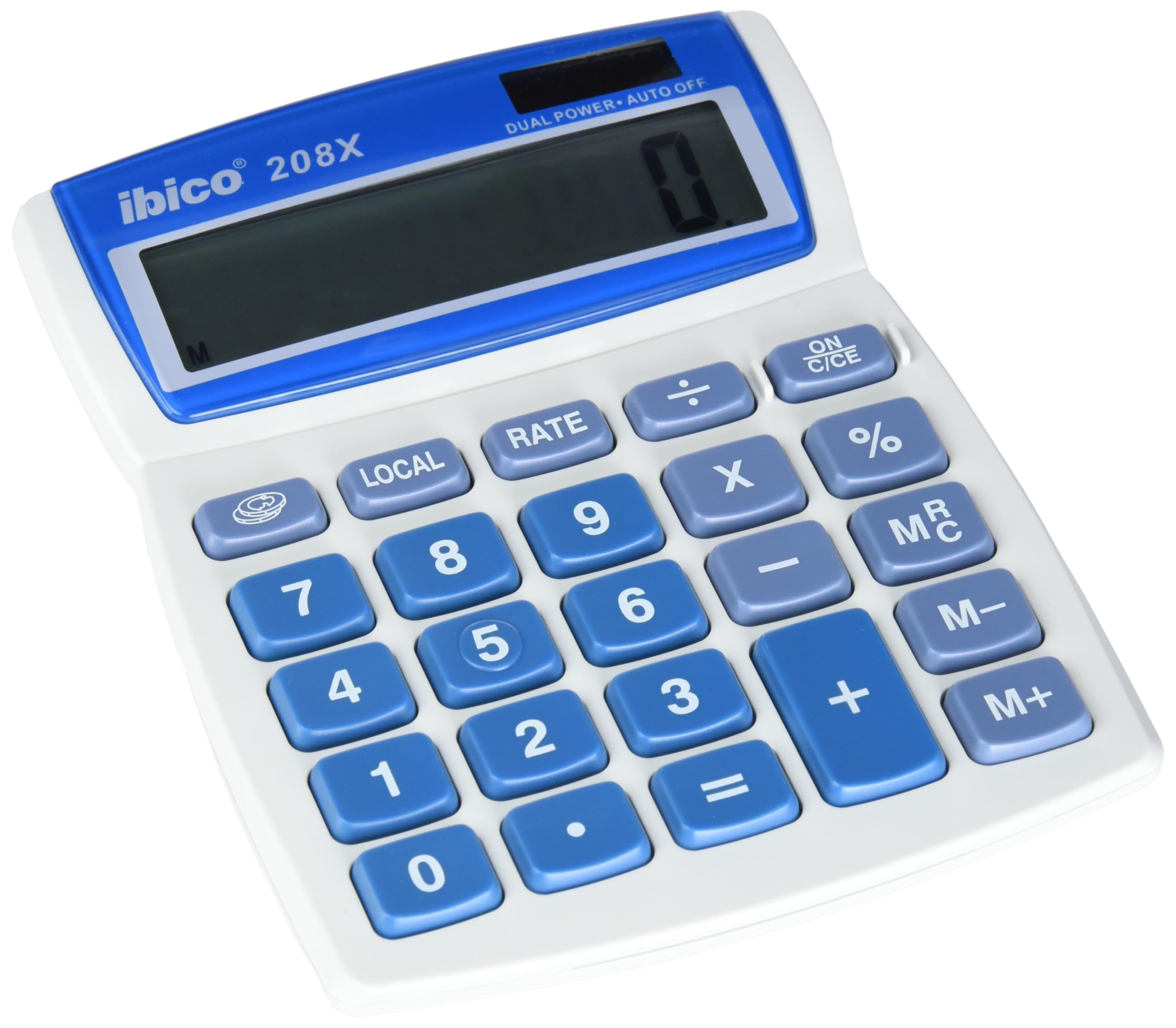 Rexel Ibico 208X Calculator Eu,Blue, White