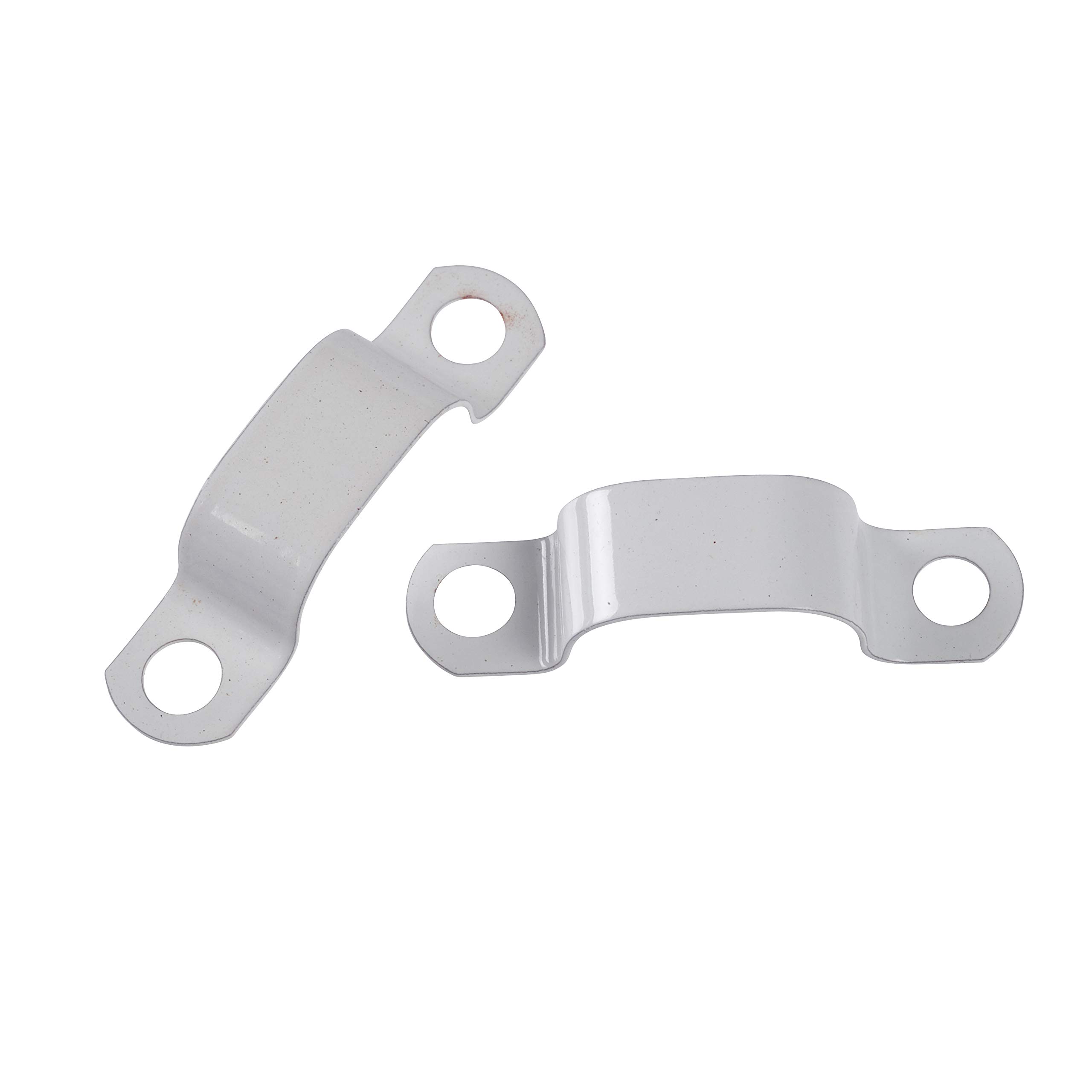 Schneider Electric Tower - LSF Saddle Cable Clips, Low Smoke & Fume Saddles, 7.8-9mm diameter, 18th Edition Compliant, Stainless Steel, 64LSF342W, White, Pack of 50