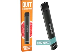 Quitz Natural Flavored Air Inhaler | No Heating Non-Electric Vaporless Puffer | Replace Bad Habits, Reduce Cravings | Quit Smoking, Quit Vaping Smokeless Inhaler | Nicotine-Free Lung Detox