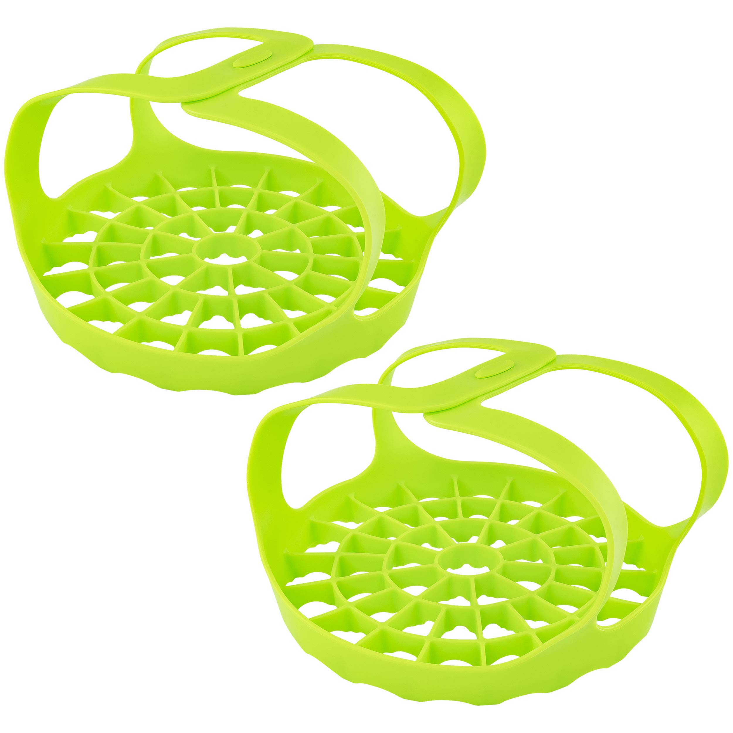 Southern Homewares SH-10331-2 Pressure Cooker Bakeware Sling Silicone Tool Eggs Hot Compatible W/Instant Pot Foldable Easy to Store and Clean, 2 Pack