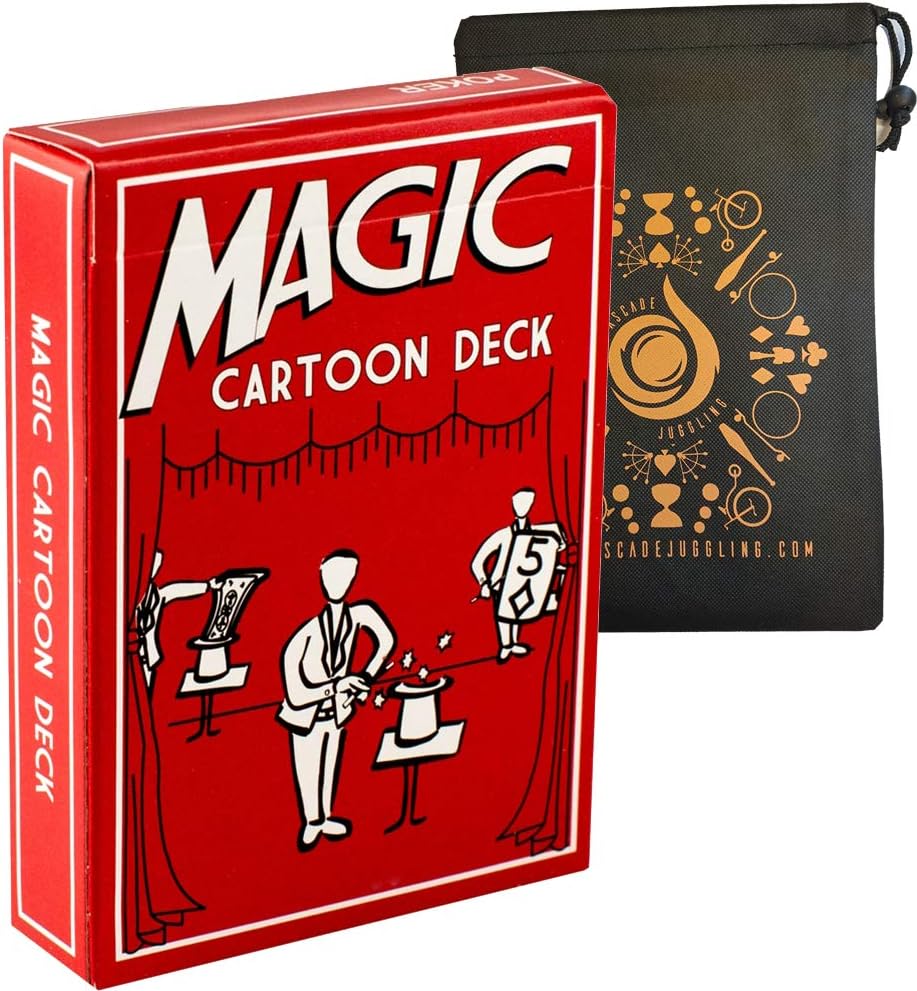 Cartoon Deck Magic Trick Easy and Fun Card Magic Also Includes