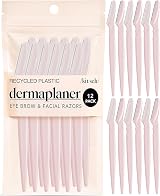 Kitsch Dermaplaning Blades Face Razor 12pc Blush