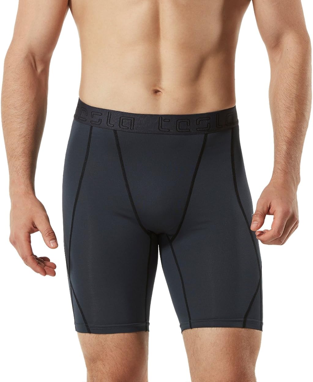 TSLA 1, 2 or 3 Pack Men's Athletic Compression Shorts, Sports Performance Active Cool Dry Running Tights : Clothing
