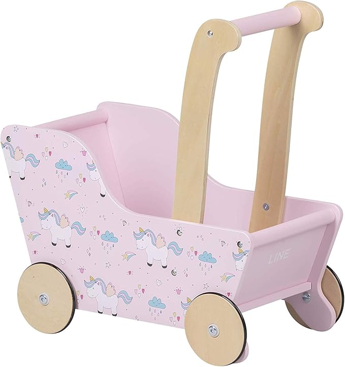 unicorn doll stroller