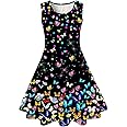 BFUSTYLE Girls Dress Sleeveless Casual Floral Sundress for Girl 4-15 Years